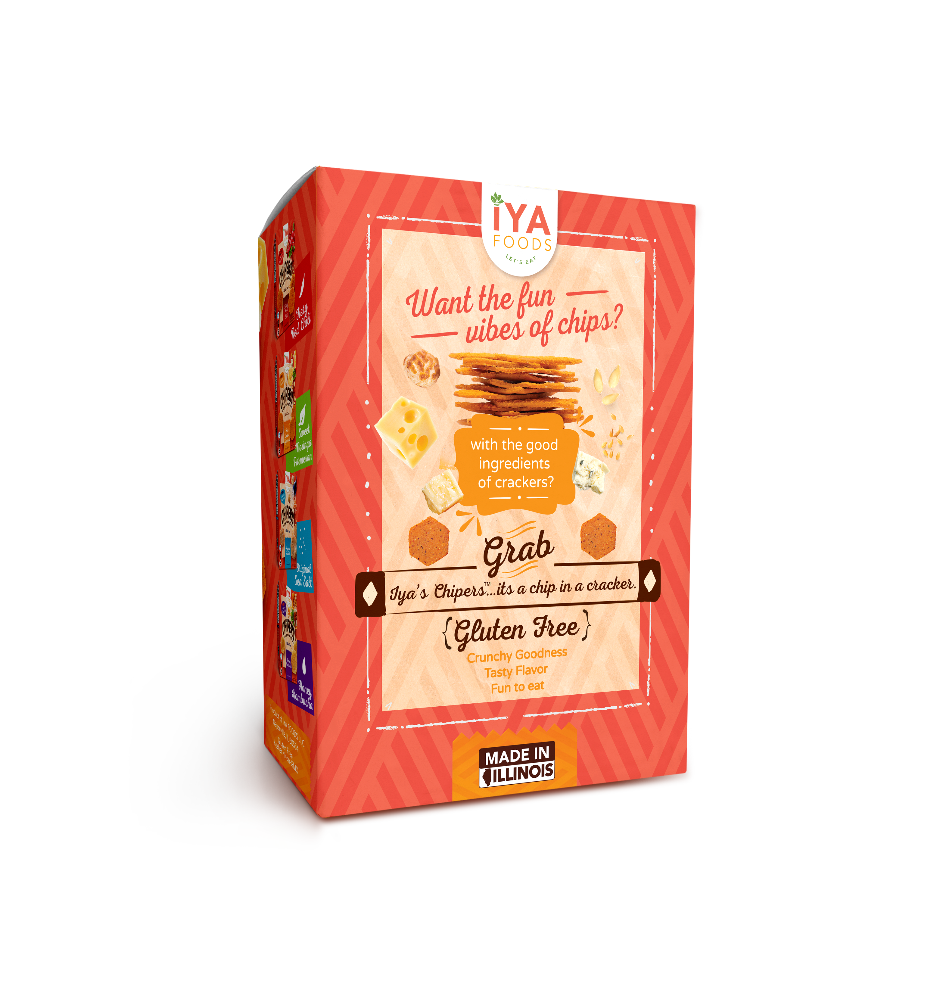 Four Cheese Tigernut Chipers - It's a Chip in a Cracker - iyafoods