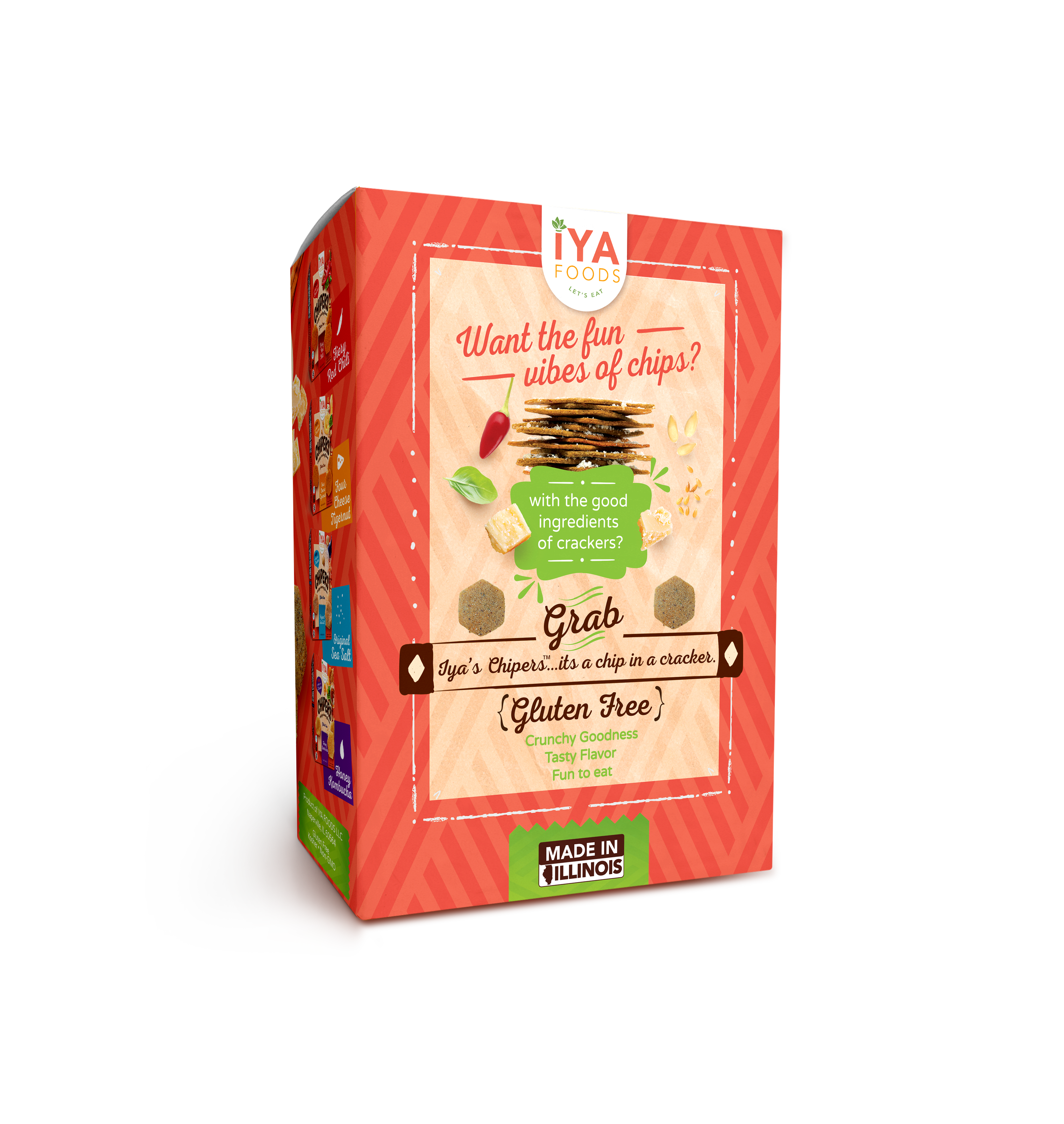 Sweet Moringa Parmesan Chipers - It's a Chip in a Cracker - iyafoods