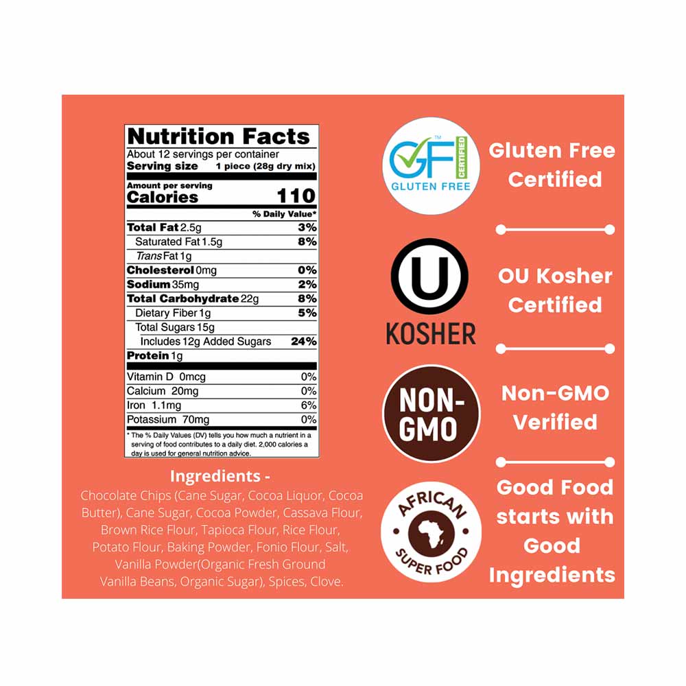 Fudge Brownie Gluten-Free Baking Mix - iyafoods