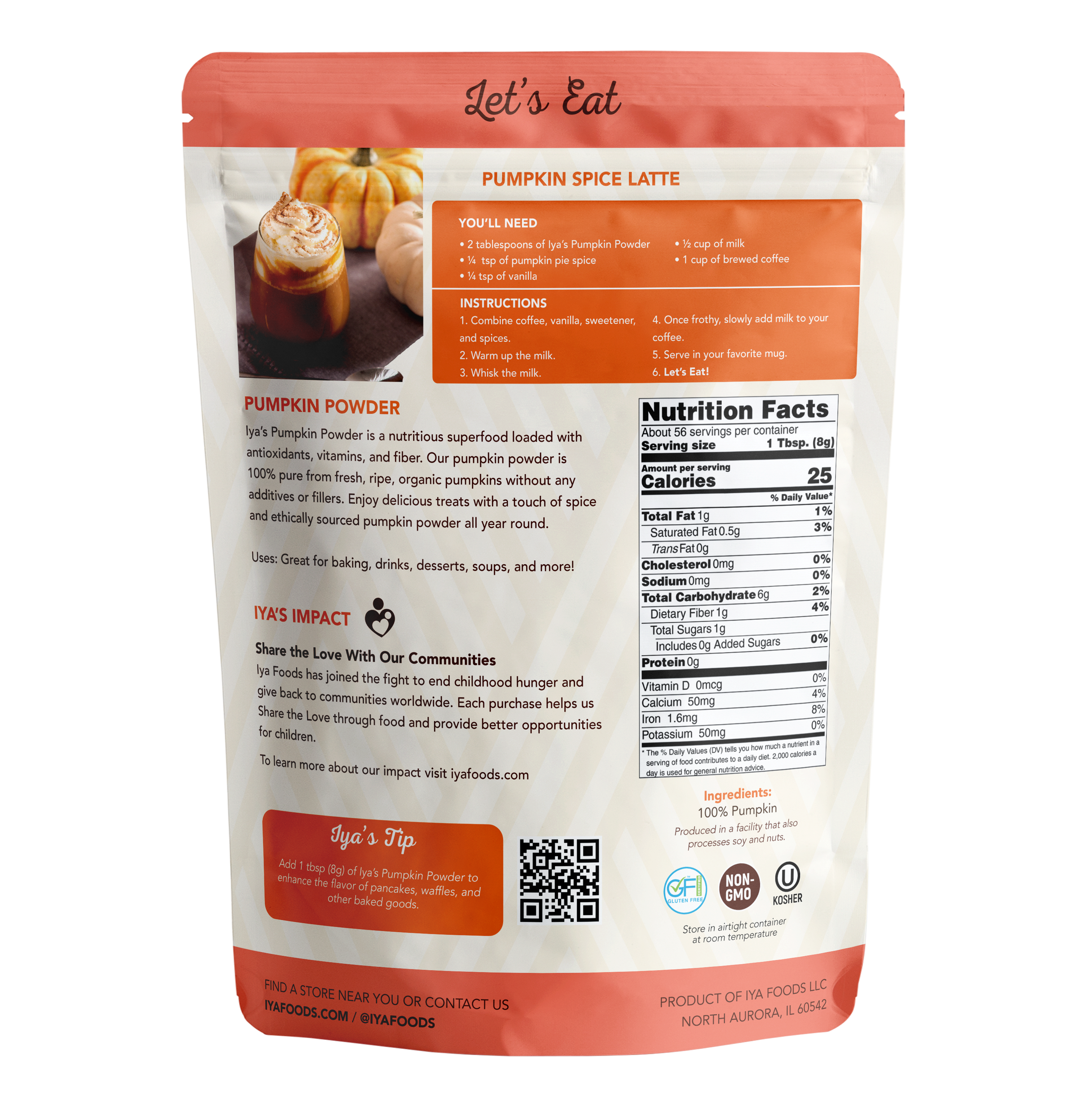 Pumpkin Powder - iyafoods