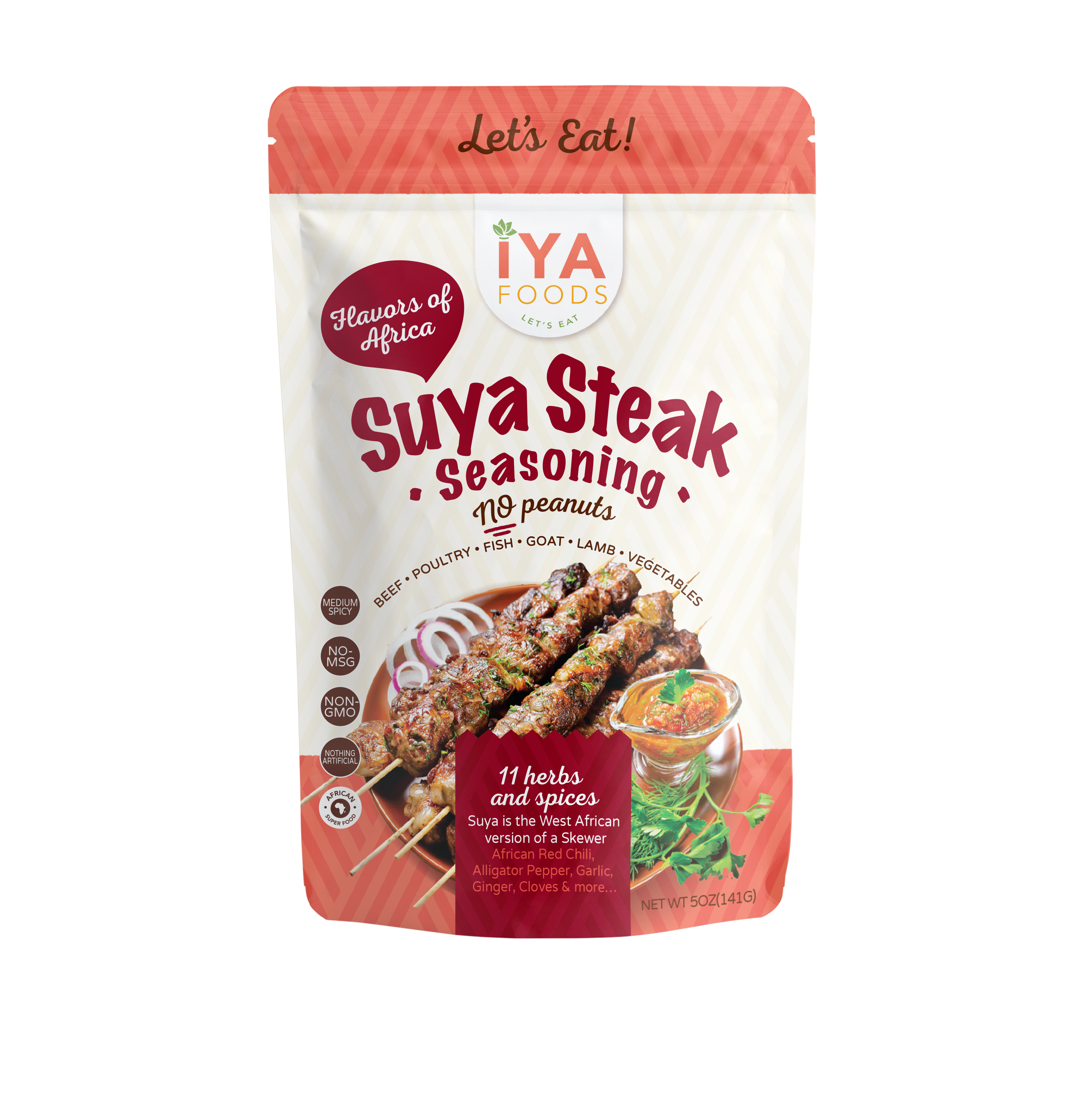Steak Suya (No Peanuts) Seasoning - iyafoods