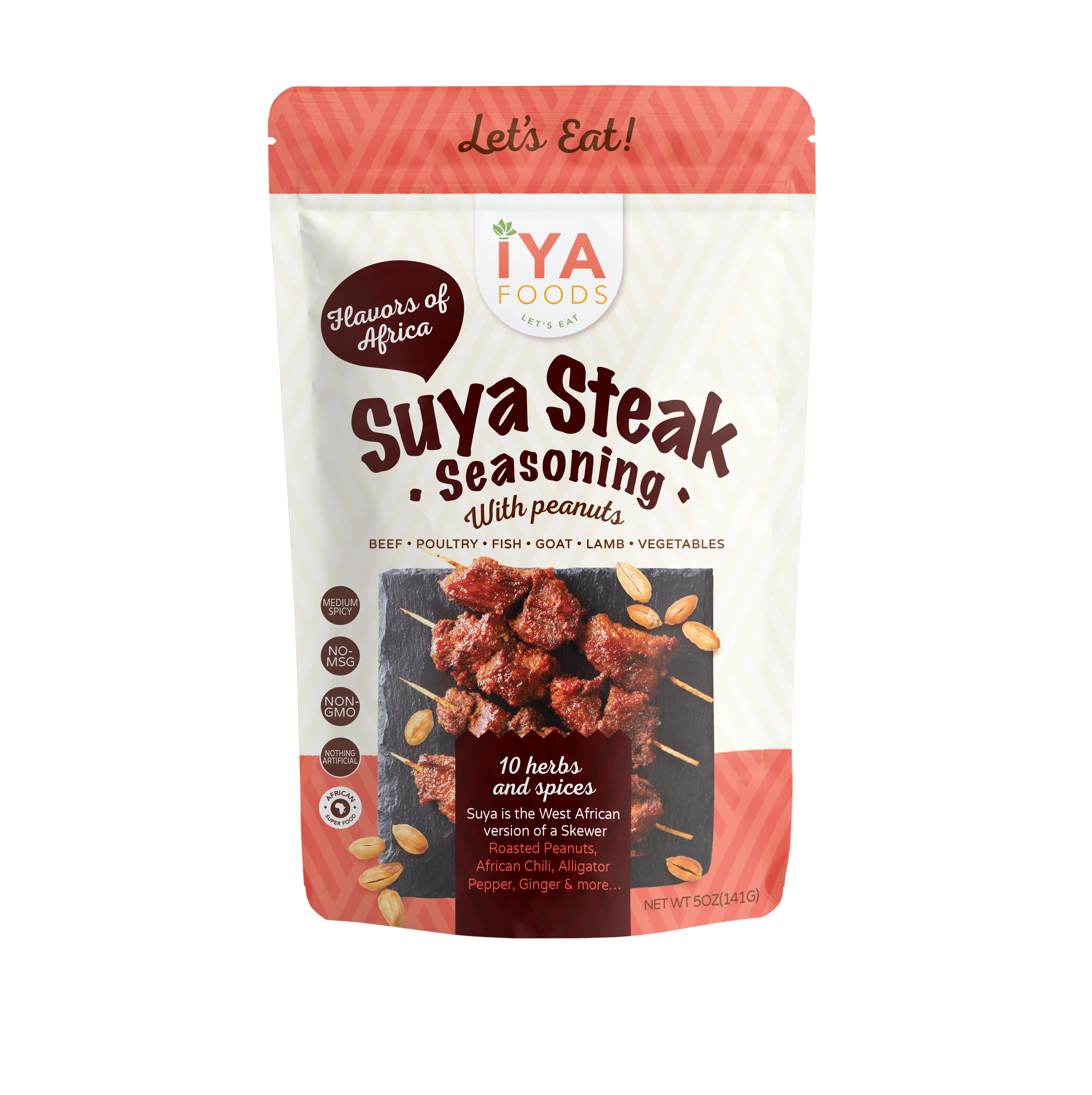 Steak Suya with Roasted Peanuts Seasoning - iyafoods