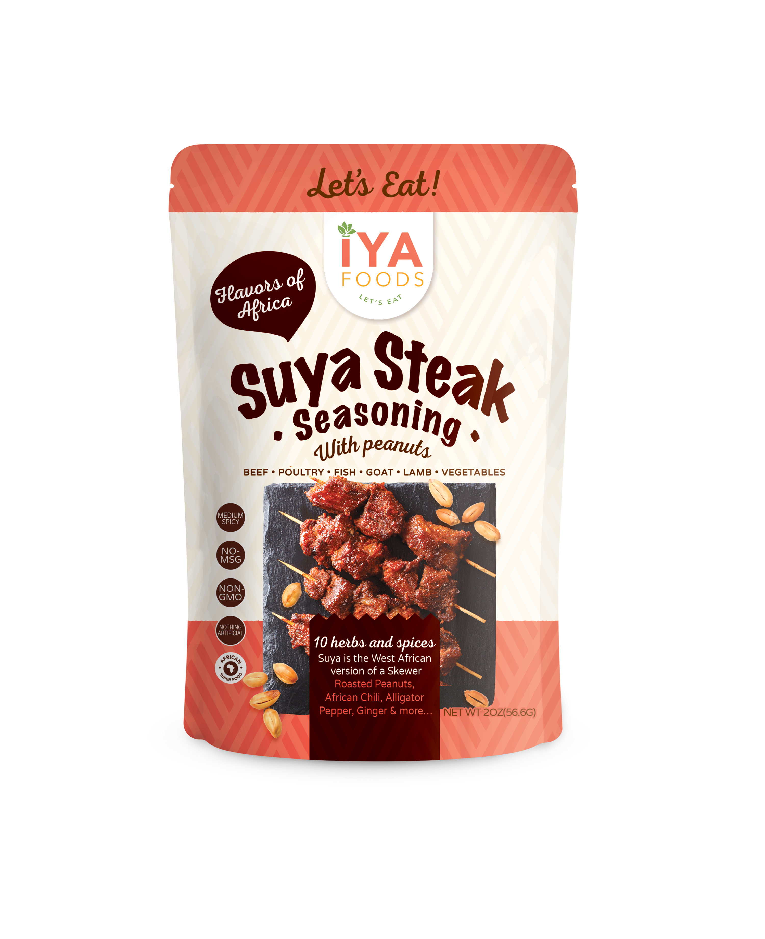 Steak Suya with Roasted Peanuts Seasoning - iyafoods