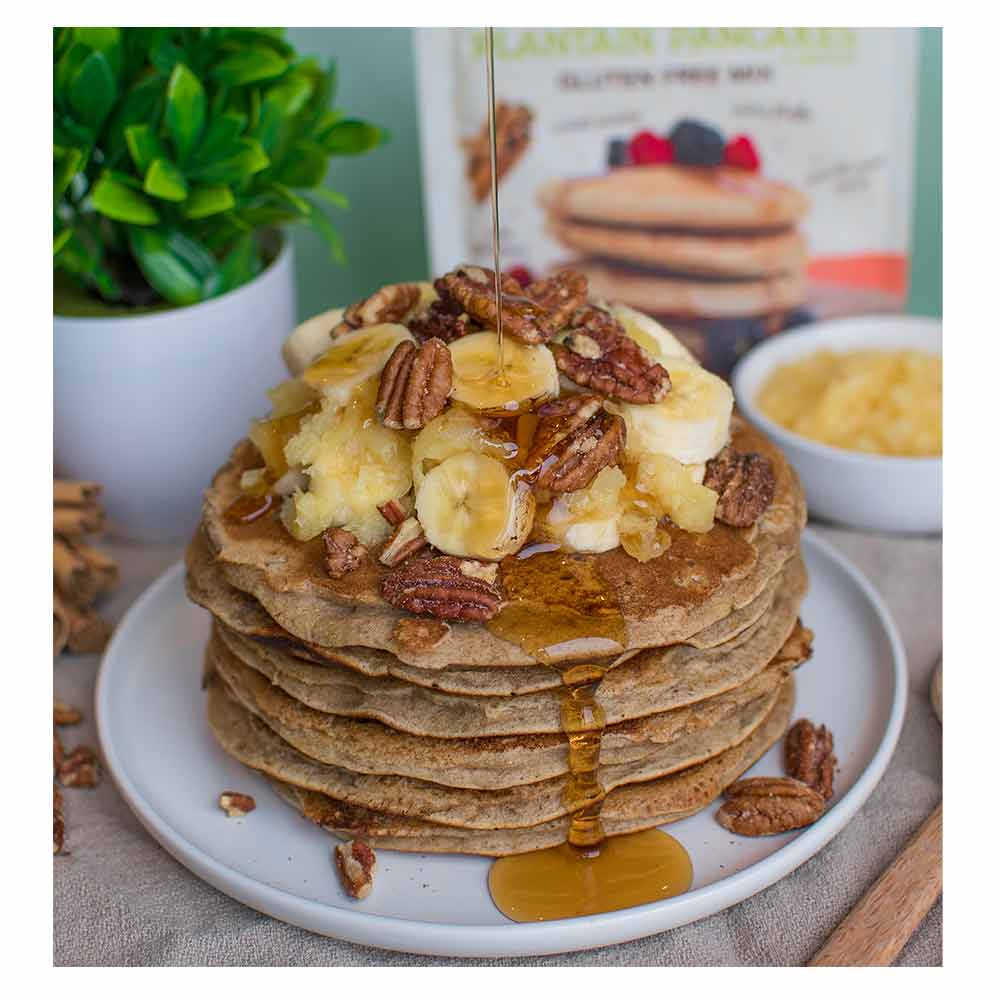 Sweet Cinnamon Plantain Pancake & Waffle Mix - iyafoods