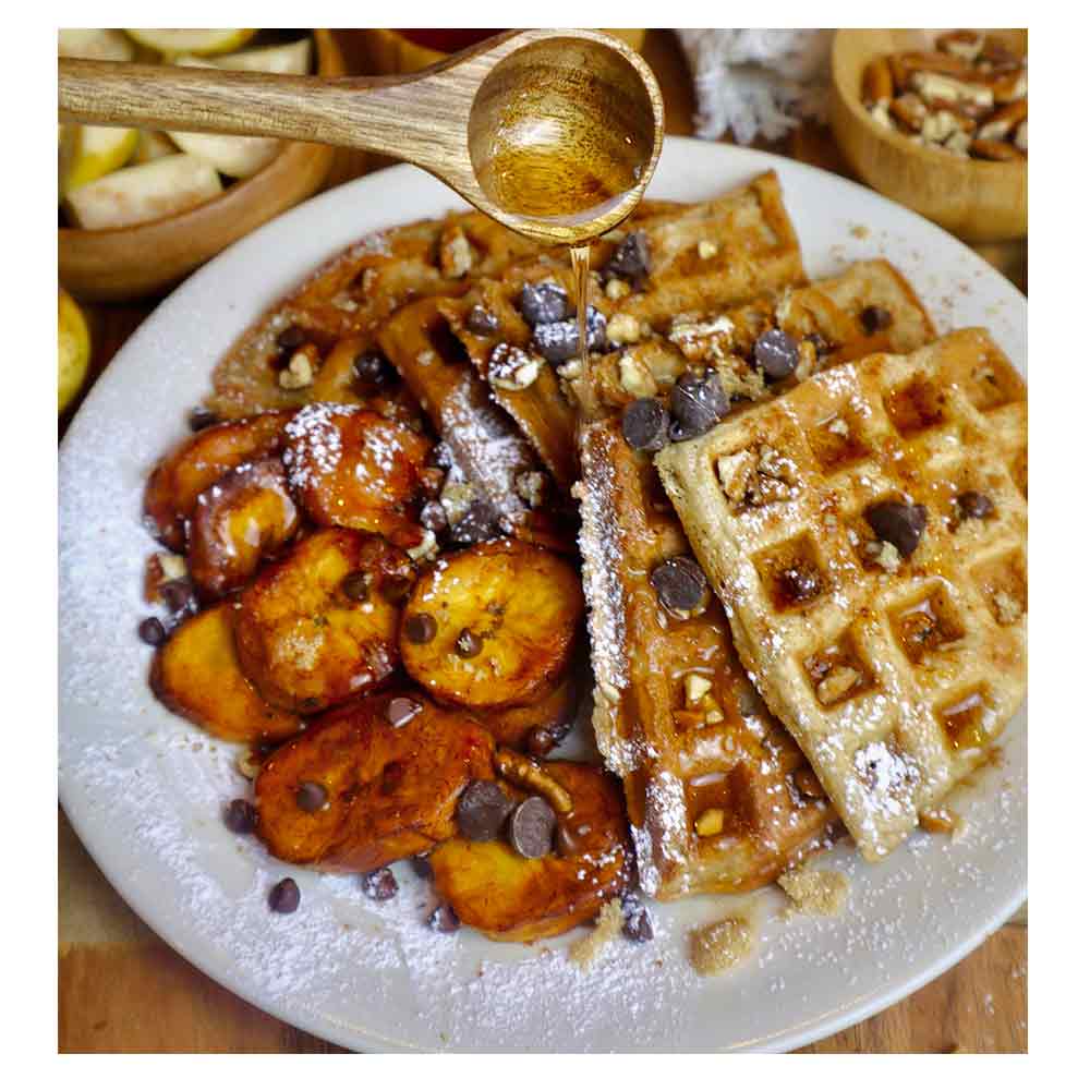 Sweet Cinnamon Plantain Pancake & Waffle Mix - iyafoods