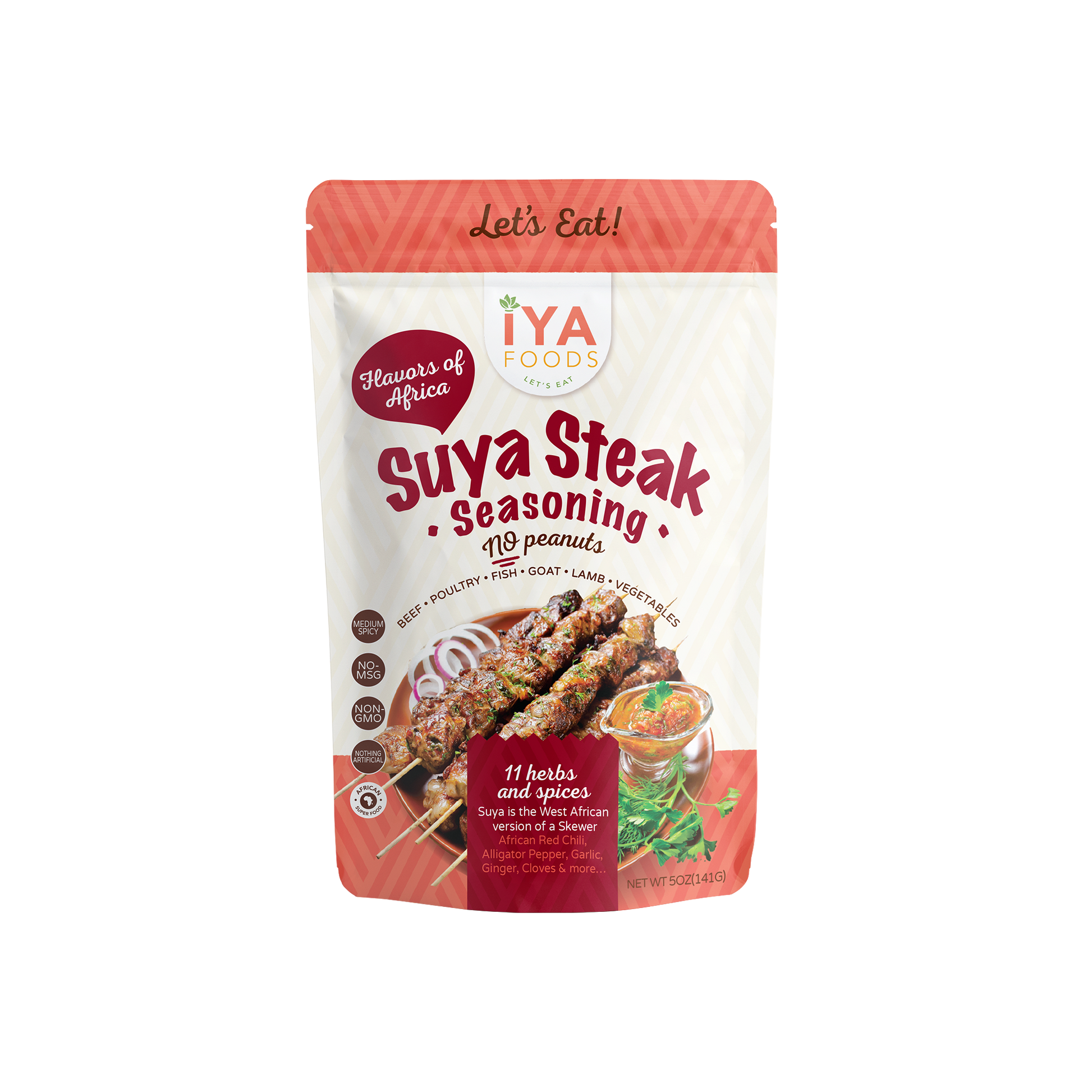 Steak Suya (No Peanuts) Seasoning - iyafoods