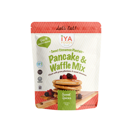 Sweet Cinnamon Plantain & Waffle Mix - iyafoods