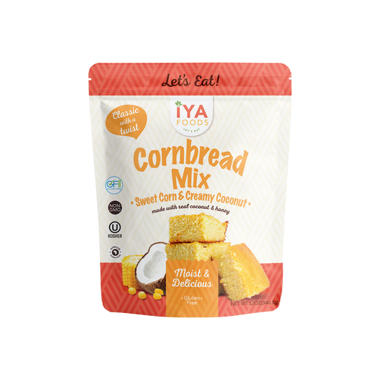 Sweet Creamy Coconut Cornbread - iyafoods