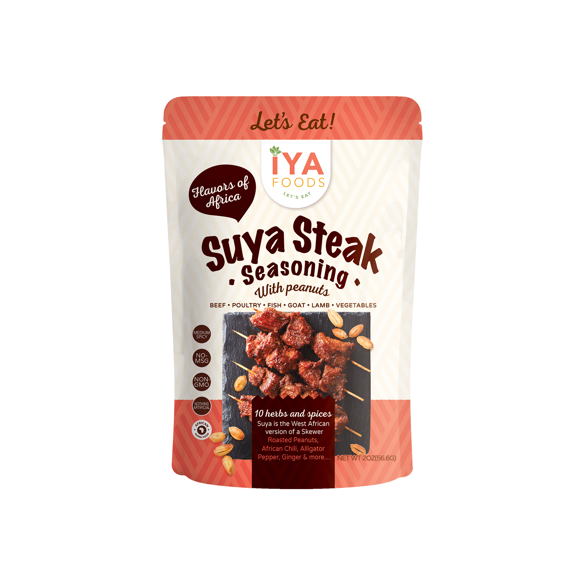 Steak Suya with Roasted Peanuts Seasoning - iyafoods
