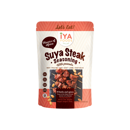 Steak Suya with Roasted Peanuts Seasoning - iyafoods