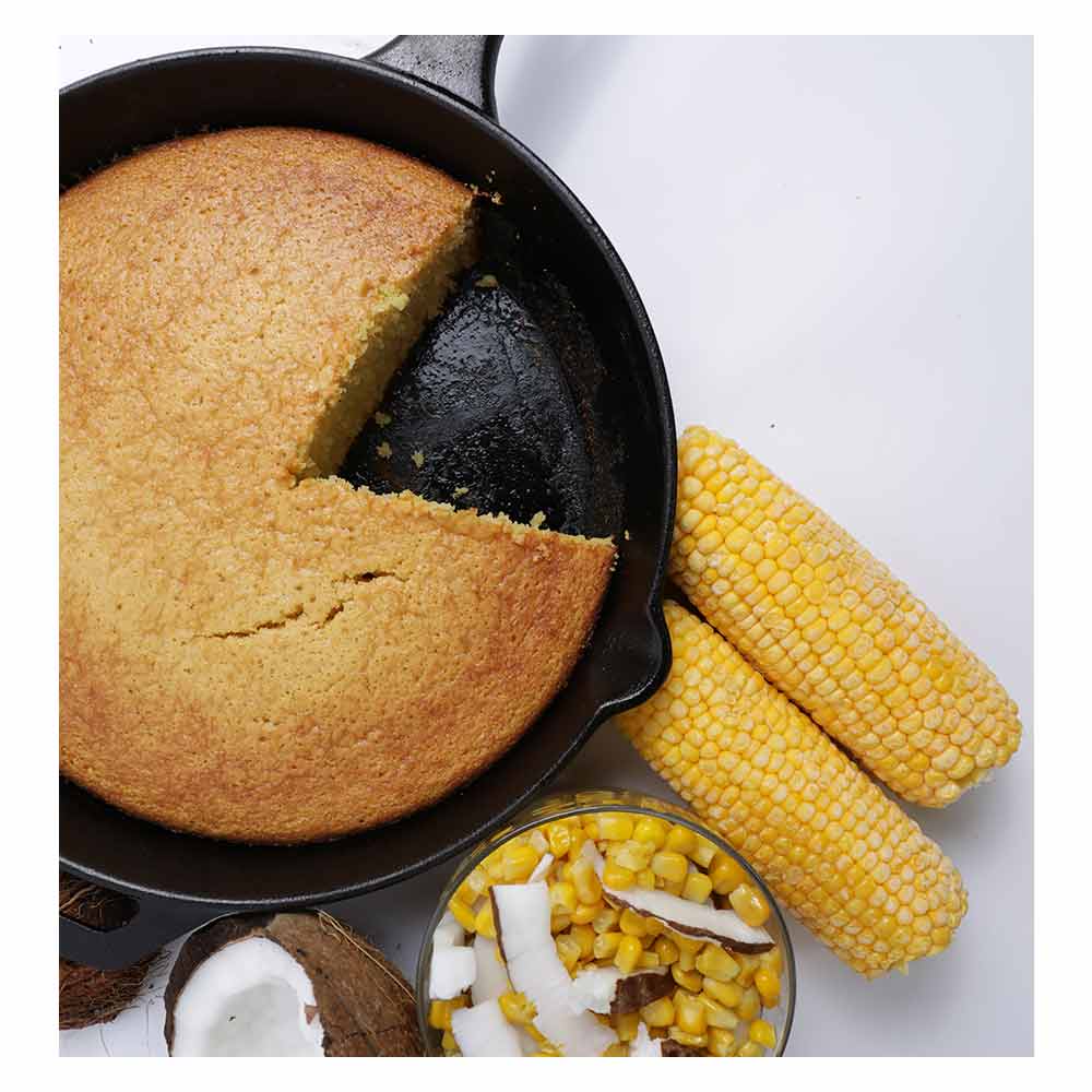 Sweet Corn & Creamy Coconut Cornbread Mix - iyafoods